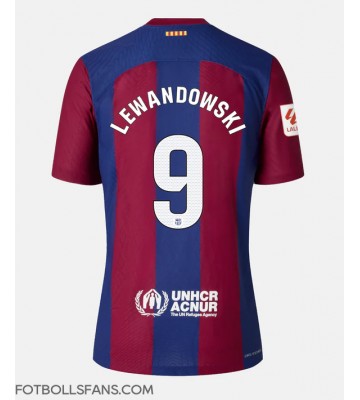 Barcelona Robert Lewandowski #9 Replika Hemmatröja Damer 2023-24 Kortärmad